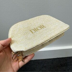 Dior Cosmetic Bag Makeup Travel Case with Box